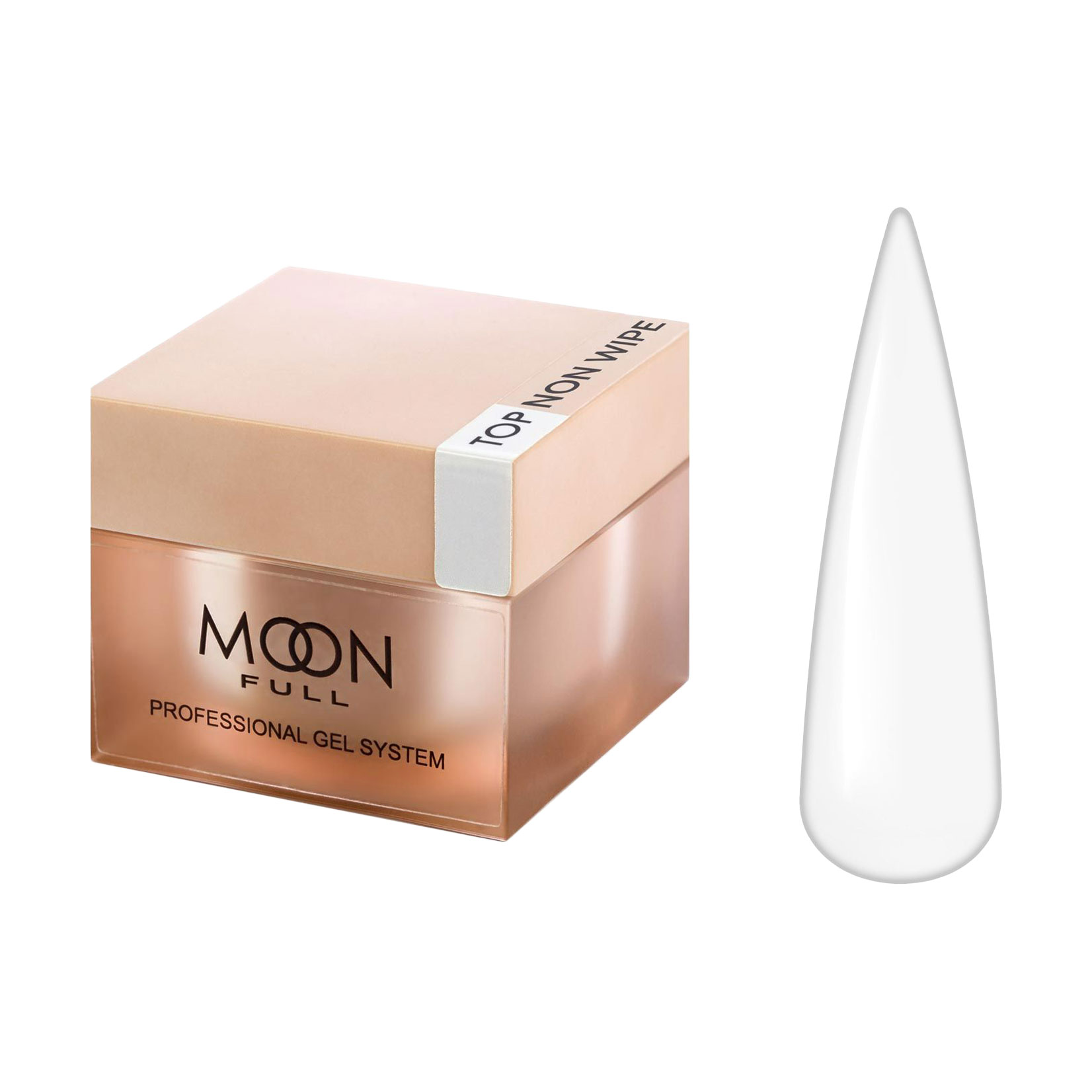 Топ для гель-лаку Moon Full Professional Gel System Top Non Wipe без липкого шару, 30 мл